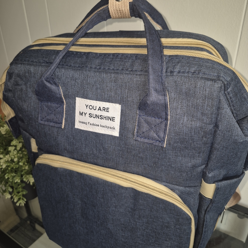 You Are My Sunshine Blue Backpack